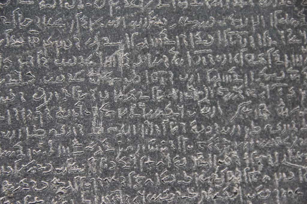 Rosetta Stone close up