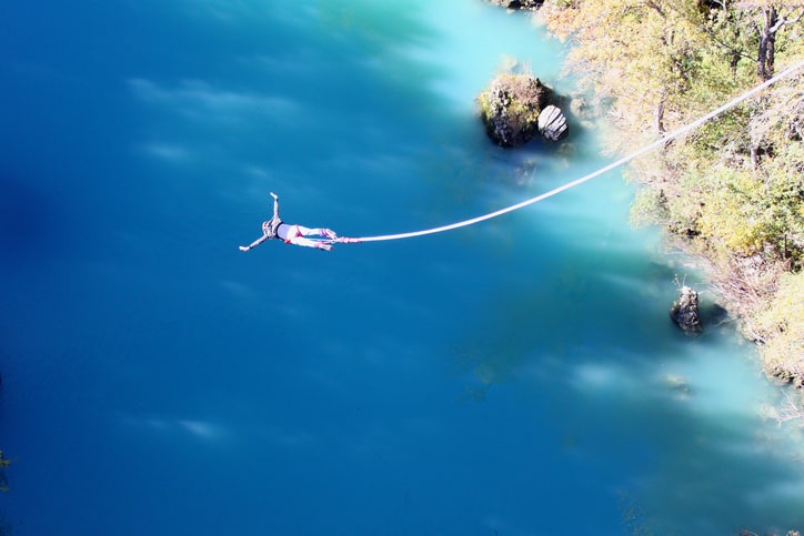 Bungee Jumping representing Inner Work as an Extreme Sport