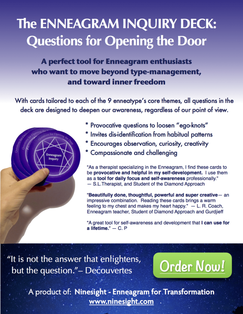 Enneagram Inquiry Deck Flyer